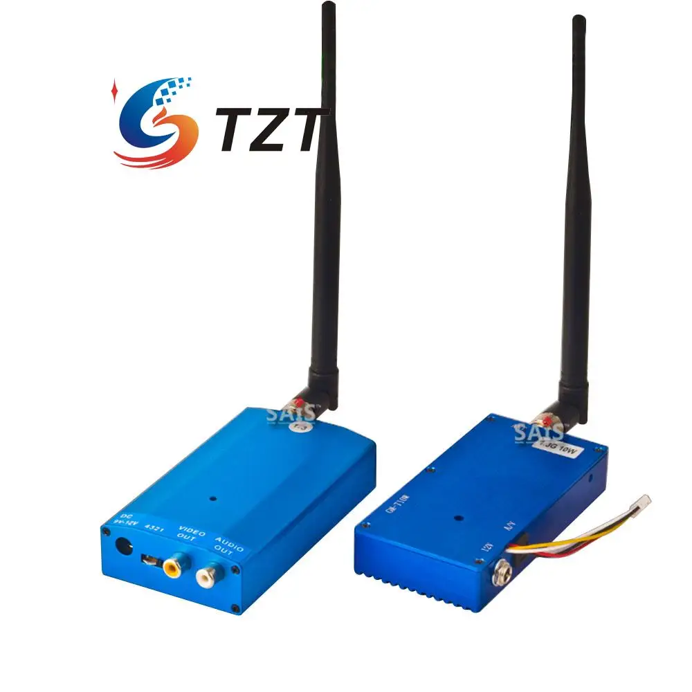 1 2G 8W 4CH Wireless Audio Video AV Transmitter Receiver Transceiver Telemetry Set