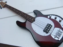 New Arrival 4 String Music StingRay Electric Bass Guitar In Red Burst Top Quality 100602