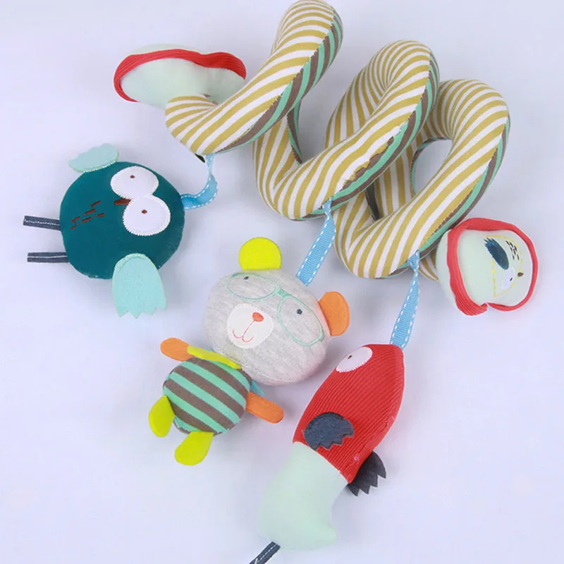 High quality cute cartoon owl puppy bed winding newborn baby rattle bed hanging children plush toys suitable for 0-2 years old High quality cute cartoon owl puppy bed winding newborn baby rattle bed hanging children plush toys suitable for 0-2 years old