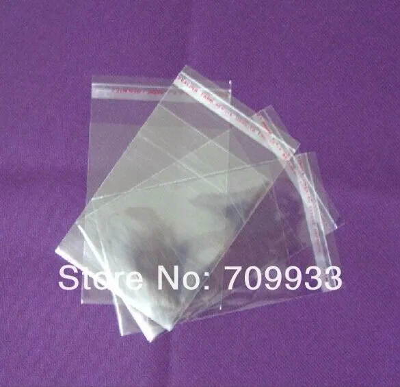1000 шт/партия 7,5*14 см Opp пакет прозрачный самоклеящийся пластиковый пакет/Упаковочные пакеты самоклеющиеся полосы маленькие подарочные пакеты