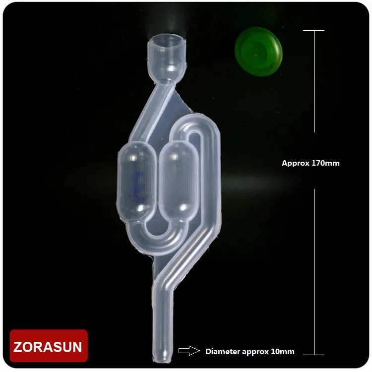 2 шт домашний пивоваренный s-образный воздушный замок ферментация Airlock вино Homebrew пиво ПИВОВАРЕНИЕ брожение Airlock пробка Bubbler пузырь Airlock