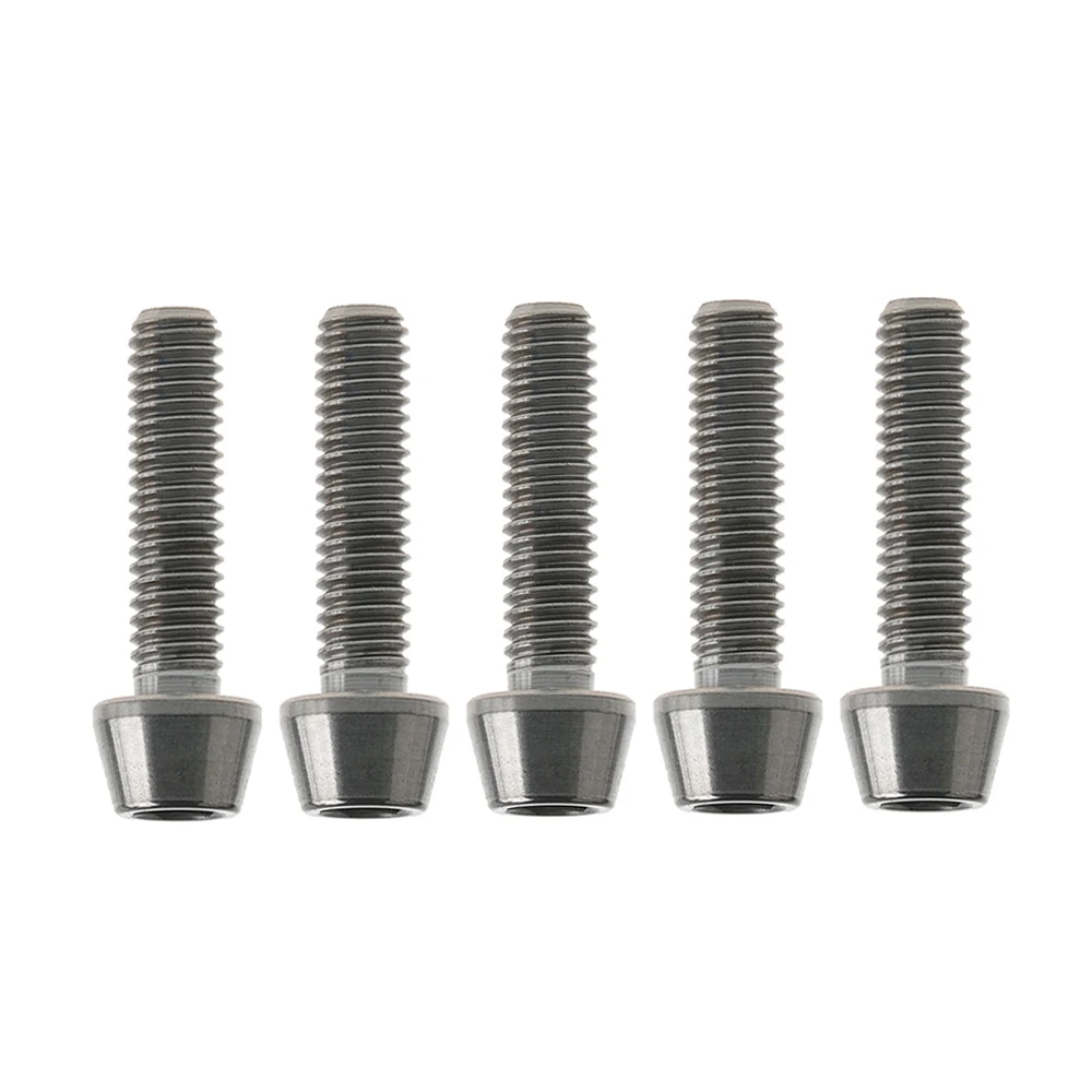Титана Ti Болт Винт M4x15mm коническая головка для шоссейных/mtb велосипедных частей велосипедный тормоз