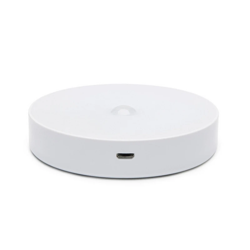  CLAITE 6 LED USB Rechargeable PIR Motion Sensor Light Control LED Night Lamp Magnet Wall Light Warm - 33025003461