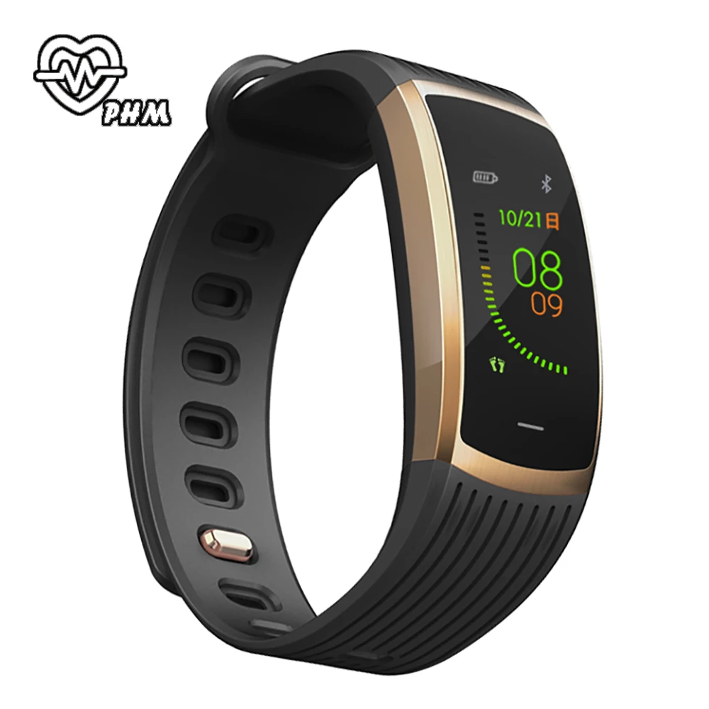 A18 умный Браслет фитнес браслет MiBand большой частота сердечных сокращений GPS OLED