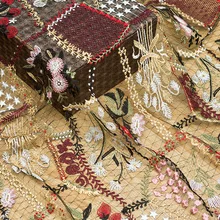 Новая тяжелая Водорастворимая сетчатая ткань с вышивкой diy свадебное платье с вышивкой модная кружевная ткань