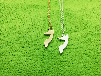 

African Country Map Somalia Necklace Charm Simple Silhouettes Outline Pride Soomaaliya Island Necklaces for Souvenir Gift