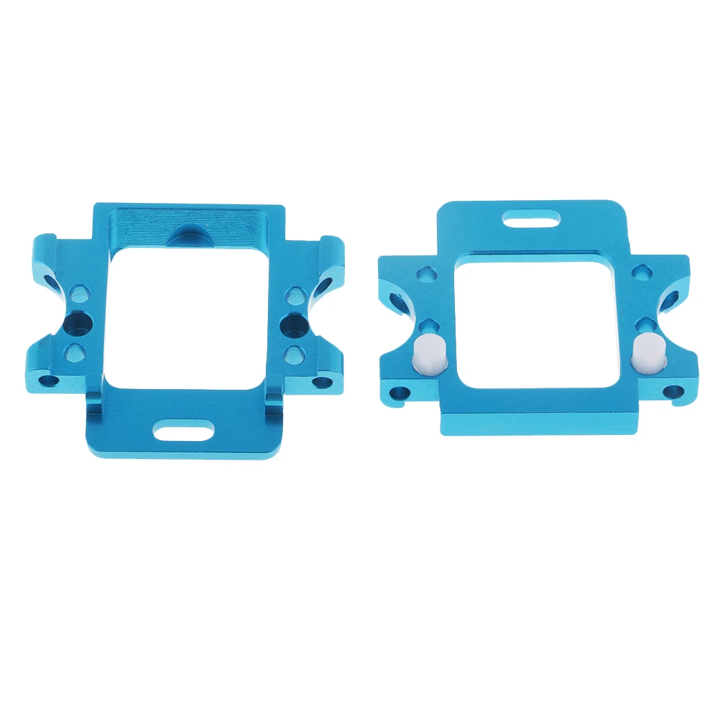 Aluminum Rear Gear Box Mount 2PC for HSP 94103 94123 94111 94107 94108 94170 RC Car Upgrade Parts