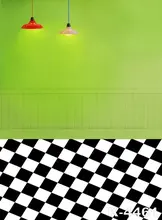 1.5x2m Children Photo Studio Backgrounds For Baby Muslin Cloth Green Wall Black and White Checkered Floor Backdrops Lighting
