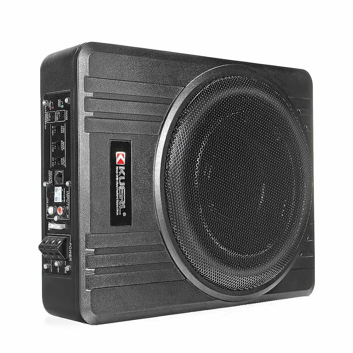 10 pulgadas 600 W Subwoofer coche Audio delgado bajo asiento activo Subwoofer amplificador de bajo altavoz amplificador de coche Subwoofer Woofer 10 pulgadas 600 W Subwoofer coche Audio delgado bajo asiento activo Subwoofer amplificador de bajo altavoz amplificador de coche Subwoofer Woofer