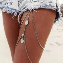 Новые модные женские/девичьи крутые цепи звено ноги Подарочные ожерелья украшения AN52