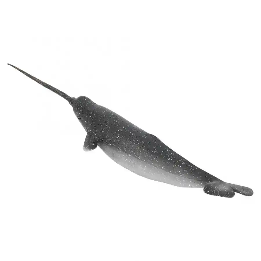 narwhal plastic figurine