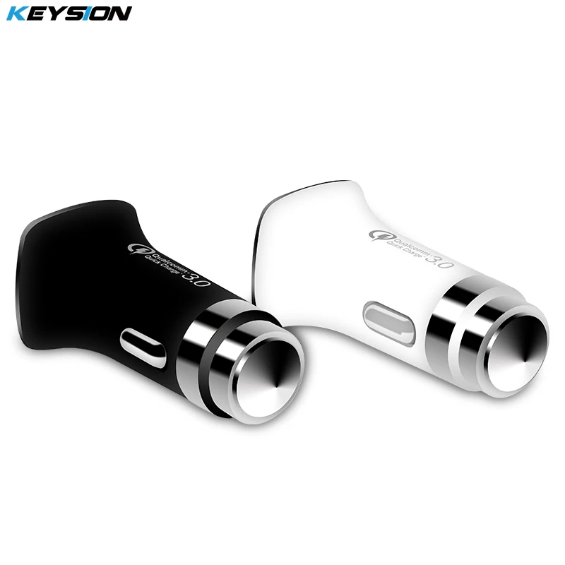 KEYSION Quick Charge 3 0 зарядное устройство QC 5V 9V 12V usb Автомобильное быстрое мобильный
