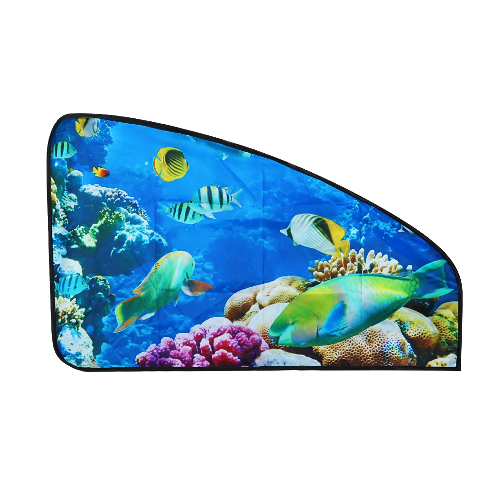 

Magnetic Car Curtain UV Protection Car-styling Car Windshield Window Cover Cartoon Sun Shade Shield Auto Sunshades Protector