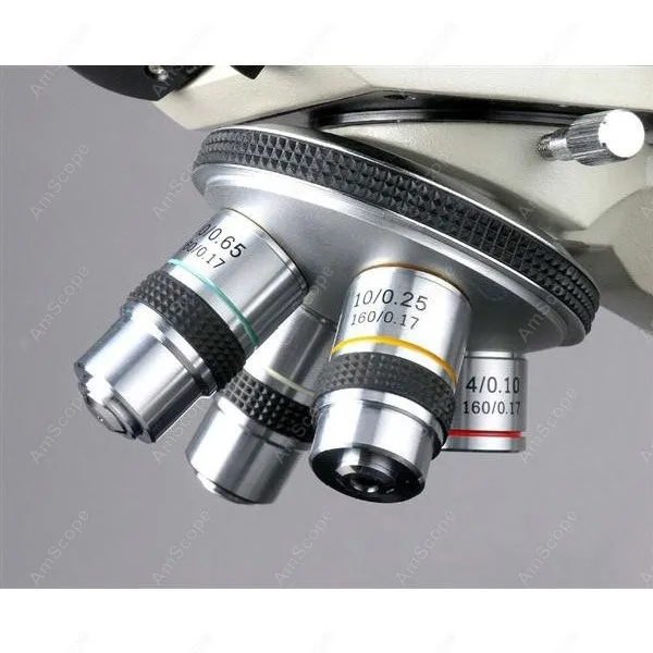 AmScope-학생 쌍안 현미경, 40 배-, 학생용 쌍안 현미경, 5MP 카메라