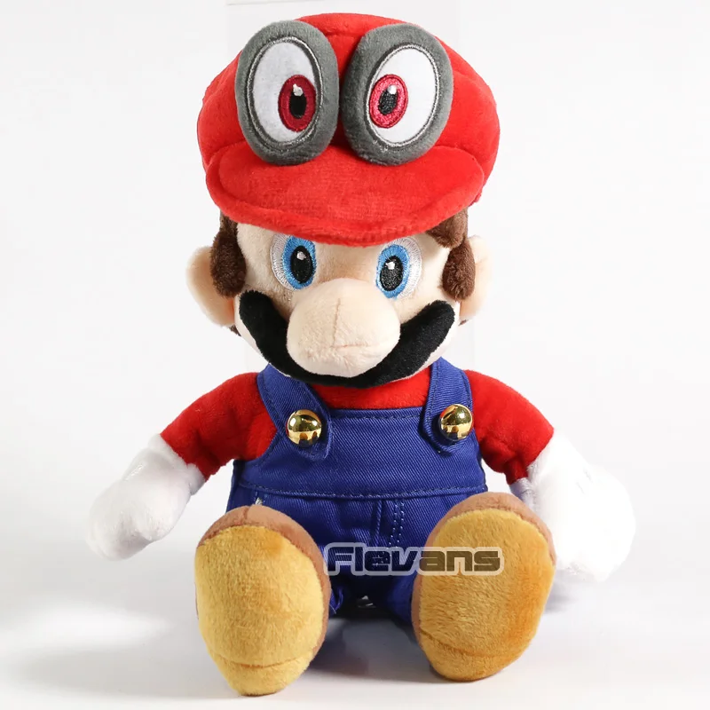 

Super Mario Odyssey Mario Cappy Cartoon Plush Toy Soft Stuffed Doll