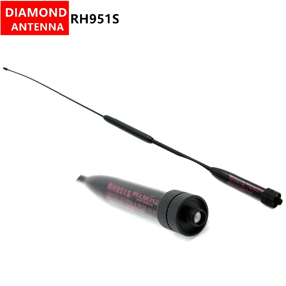DIAMOND RH951S SMA F женский 144/430 МГц двухдиапазонная антенна для Kenwood BaoFeng UV 5R GT 3 82 BF F8 плюс