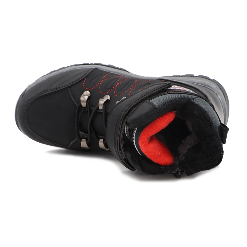 Sapatos de Algodão Botas para a Escola Atividades ao ar Bonito Águia Meninos Inverno Caminhadas Botas Crianças Pelúcia Manter Quente Esporte Livre Sapatos 10 Mamãe e Bebê