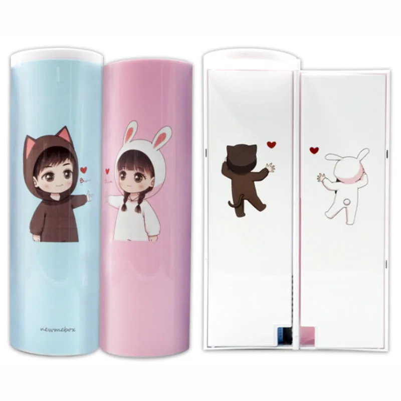

Cartoon strong magnetic buckle large capacity creative multi-function anti-shock shockproof and dirty pen case