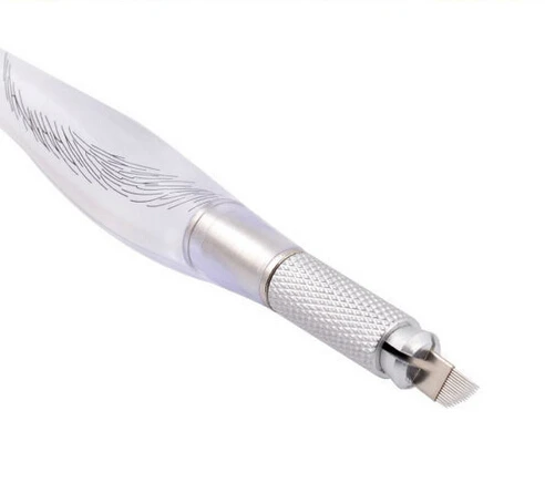 Ручная Татуировка ручка для перманентного макияжа ручка для бровей игла для нанесения татуировки игла ручка для микроблейдинга