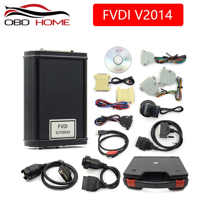 

OBD2 Original FVDI 2014 ABRITES Commander Diagnostic Scanner Odometer Correction Key Programmer Unlimited With 18 Software