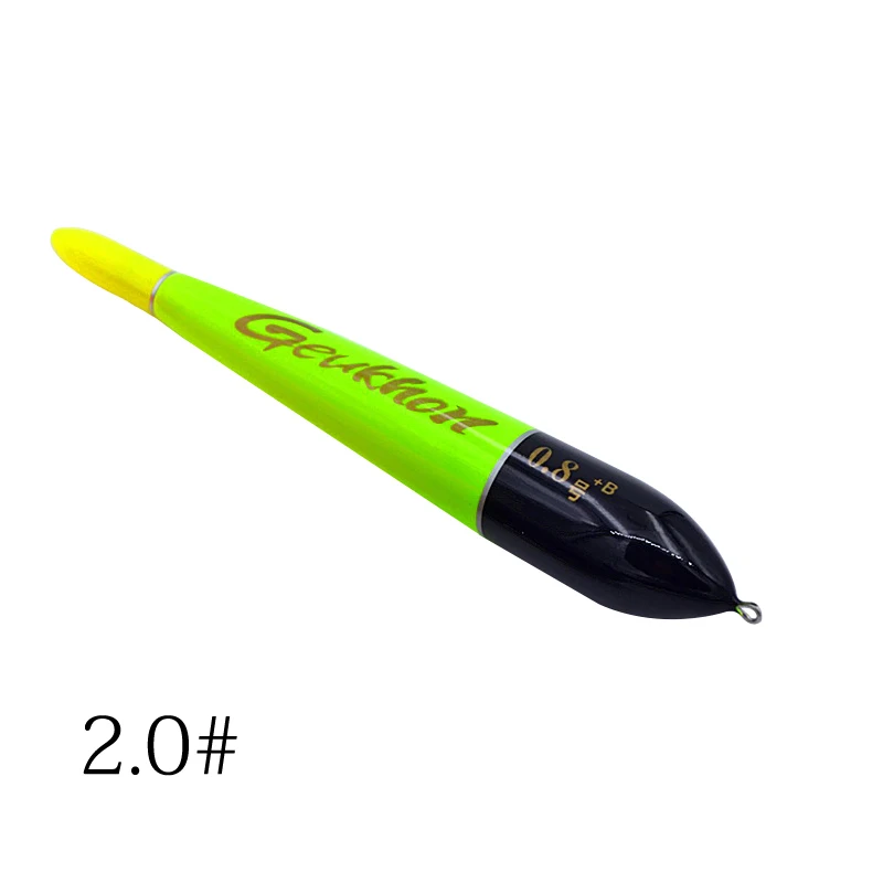 JSFUN 1 шт. электронный поплавок для ночной рыбалки с батареей CR425 Размер 0,8-3,0# буй для рок-рыбалки зеленый/красный светильник YF06 - Цвет: Синий