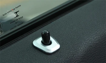 

Yimaautotrims Window Door Pin Lock Knob Button Cover Ring Trim Fit For BMW X1 F48 2016 - 2020 ABS Interior Mouldings