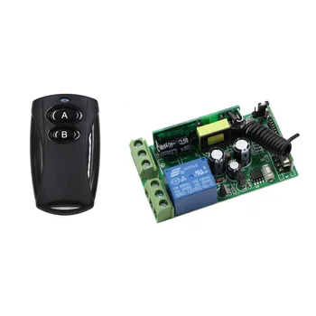 

Most Simple Wiring AC85V- 250V 1CH RF Wireless Remote Control Switch System Black Remote Controller+Receiver for Wide Voltage