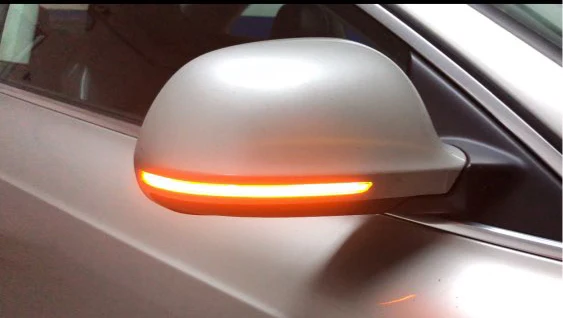 Последовательные зеркальные поворотники для Audi Q3 A6 C6 4F A4 A5 B8 SQ3 A3 8P S4 S5 S6