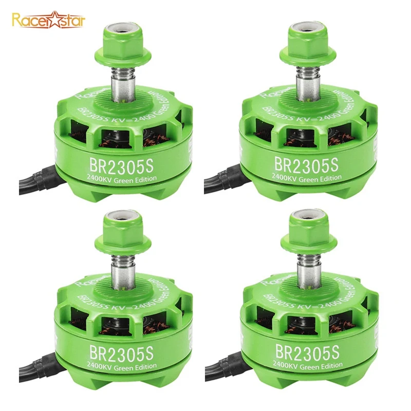 Racerstar 2305 BR2305S Green Edition 2400KV 2-5S бесщеточный двигатель для X210 X220 250 300 Гоночная рама RC