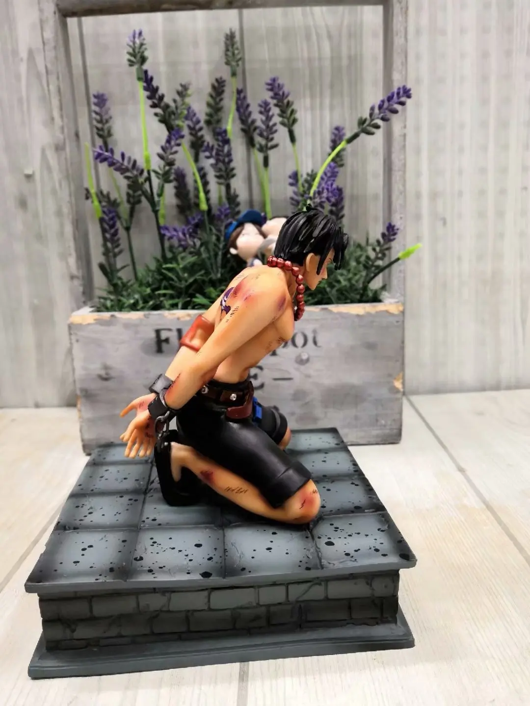 Аниме ONE PIECE Portgas D Ace с наколенниками фигурка модель игрушки|Игровые фигурки и