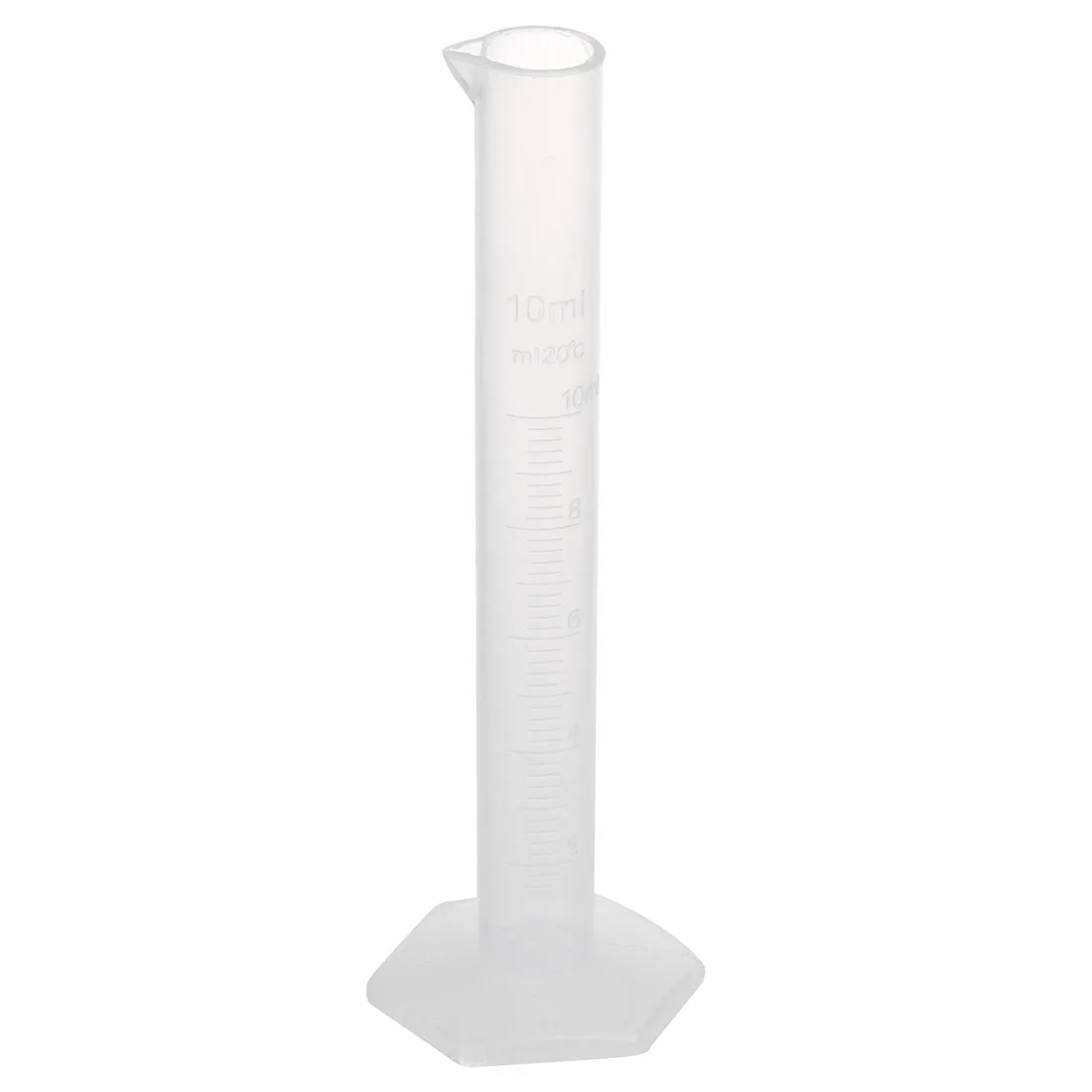 4 pcs Transparent Plastic Measuring Cylinderin Laboratory Cylinder