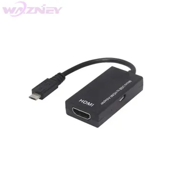 

100pcs/lot 5 PIN 11 PIN Micro USB to HDMI HDTV HD TV Adapter For Samsung Galaxy S5 S4 S3 S2 I9100/HTC/LG/NOKIA/XIAO MI