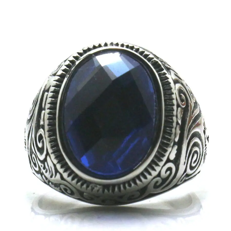 

316L Stainless Steel Fashion Cool Big Stone Ring Newest Free shipping