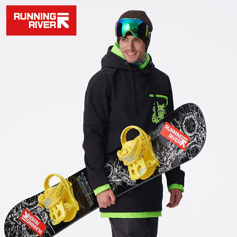 Price RUNNING RIVER Brand Men Snowboarding Hoodie 2018 High Quality Hooded outdoor Sports ski Snowboard Jacket 5 Colors 3 Sizes #G6225