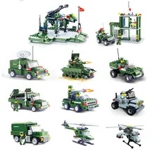 Раннее детство образование, военный, морской, боевой танк, линкор, diy модель, цвет, соединительные блоки игрушки