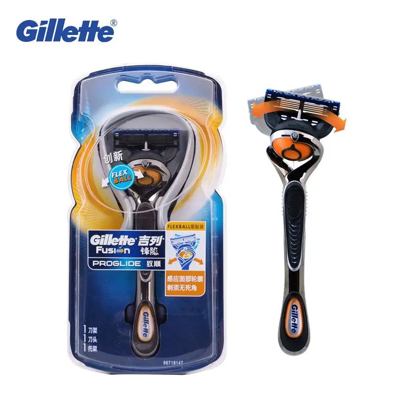 Genuine Gillette Fusion Proglide Razors FlexBall Brand Shaving Machine Washable Shavers for Men Face Care
