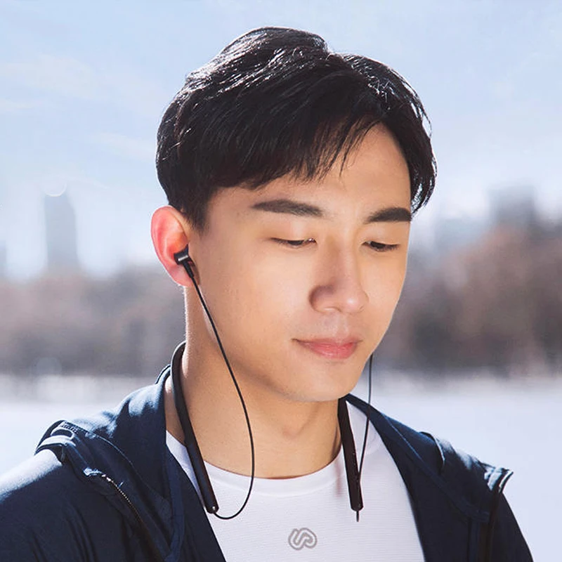 Оригинальные Bluetooth наушники Xiaomi с воротником Спортивная Беспроводная гарнитура