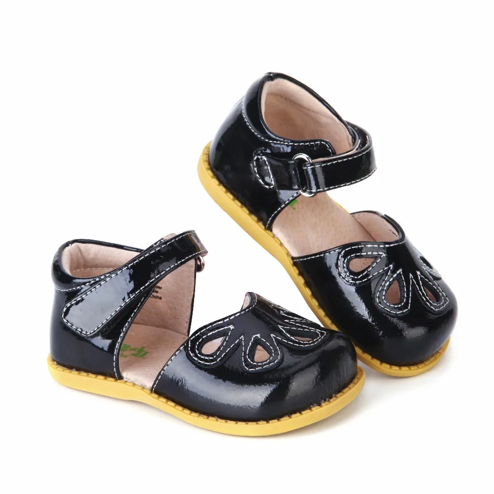 comprar Tipsietoes 2018 Novos de Verão para Crianças Sapatos Da Moda Meninas Da Criança Sandálias Infantis Meninos Sandálias de Couro Fechado Dedos Frete Grátis