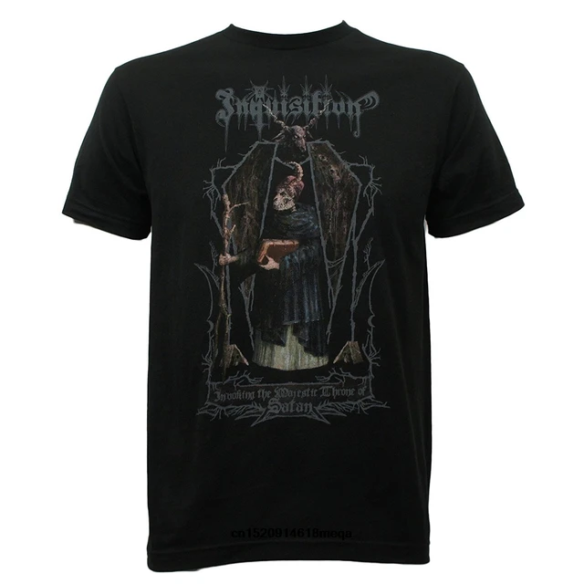 1152 Gildan T Shirts Drôles Inquisition Invoquant Le Trône De Satan Hommes à Manches Courtes T Shirt Dans T Shirts De Mode Homme Et Accessoires - 