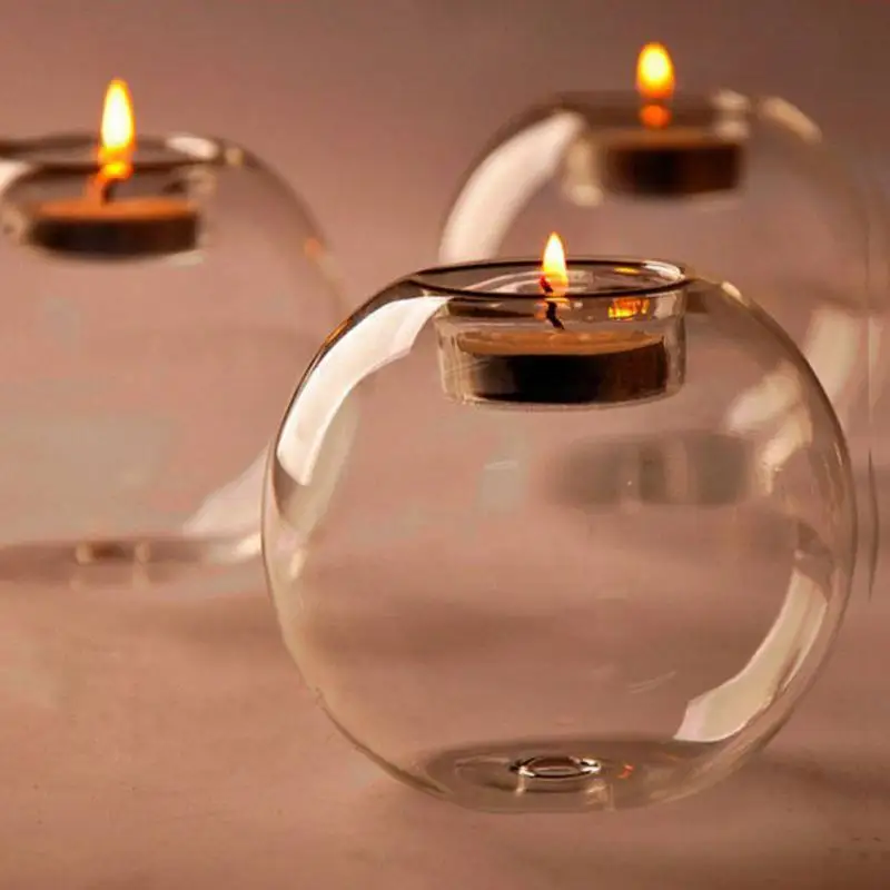 Портативная Классическая прозрачная стеклянная подставка для свечей, свадебный бар, вечерние, домашний декоративный подсвечник, конфетный бар, центральный