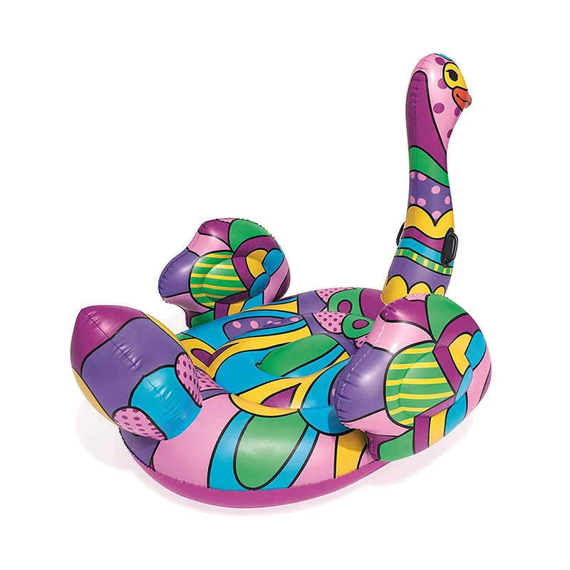 1,9 м надувной фламинго поплавок гигантский Ride-On Schwimmtier поп страуса надувной коврик для бассейна плавательный кольцо летние игрушки для бассейна