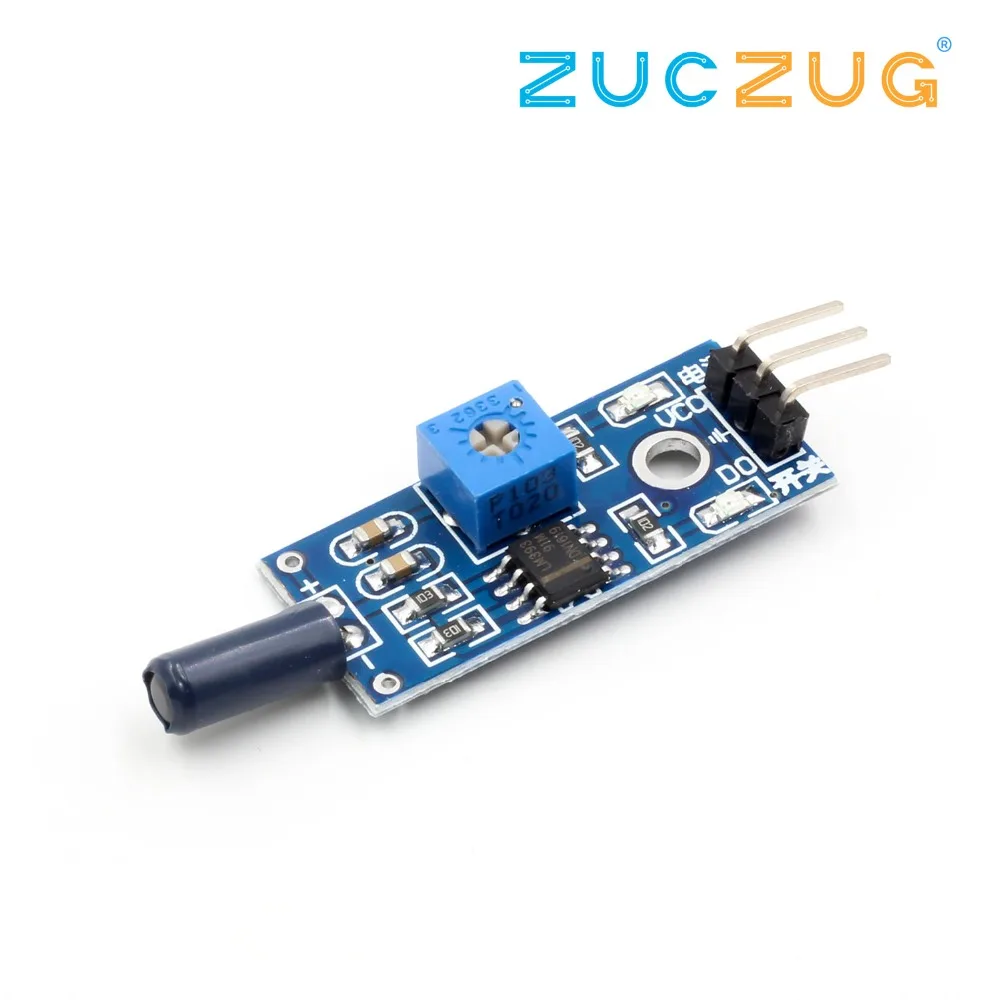 Модуль датчика вибрации Вибровыключатель модуль сигнализации для arduino Комплект