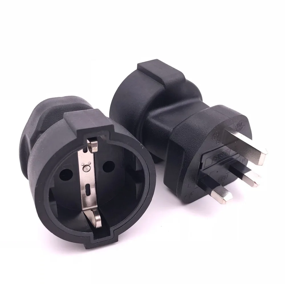 UK Germany Socket AC Power Adapter UK Singapore European French Wire