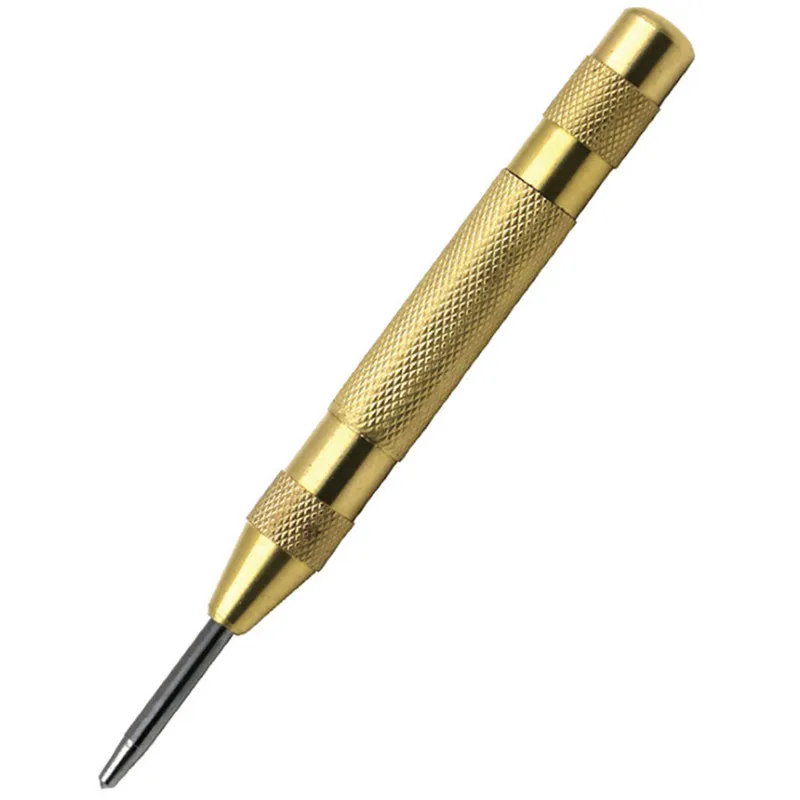 

Chrome-vanadium Steel Spring Loaded Metal Wood Press Dent Useful Heavy Duty Automatic Centre Punch Marker Automatic Centre Punch