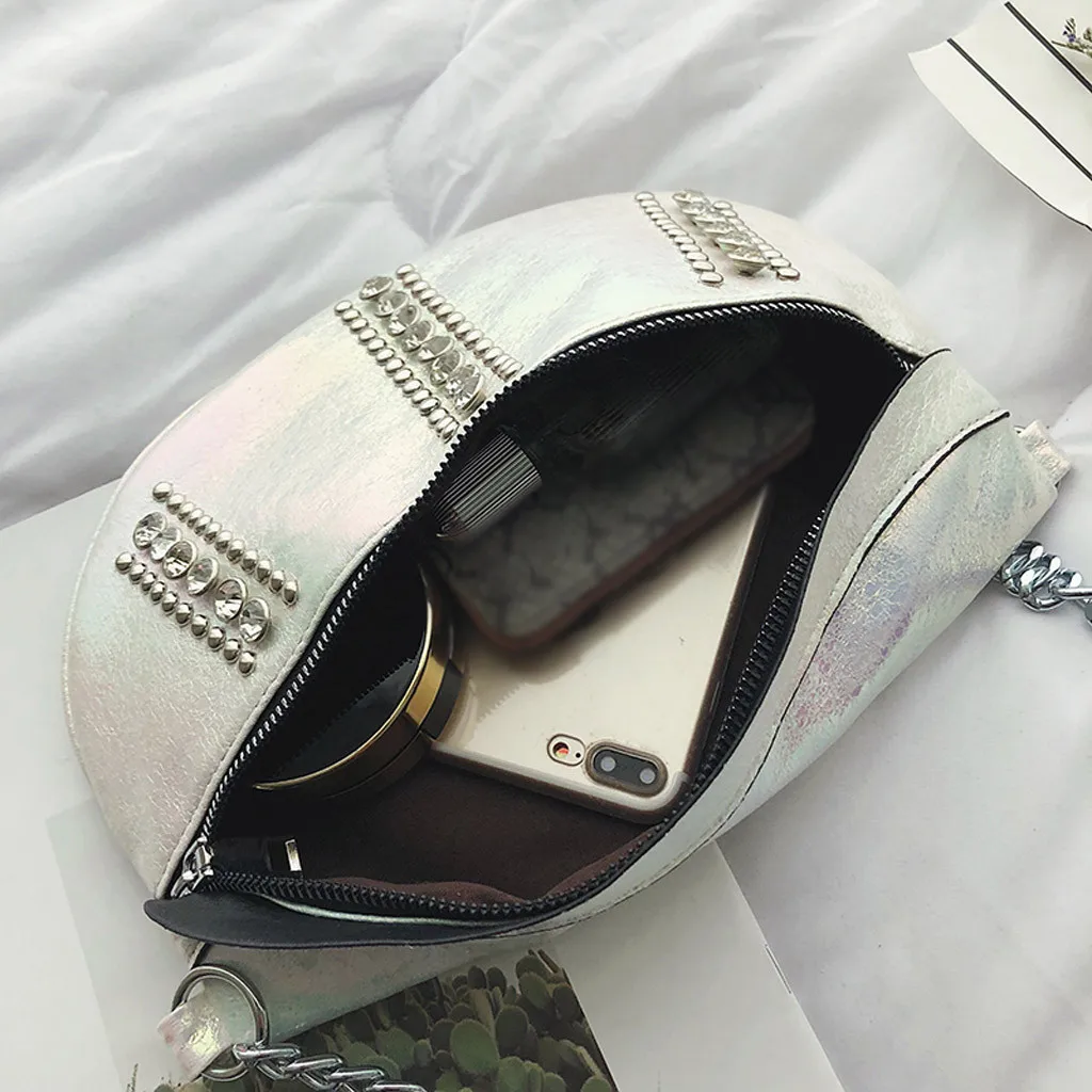 Sleeper # J5 2019 Новая женская яркая Бриллиантовая универсальная поясная сумка-мессенджер сумка через плечо сумка-мессенджер однотонная Горячая