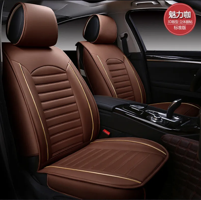  car seat covers pu cushion leather mat for Ferrari GMC Savana JAGUAR Smart Lamborghini Murcielago G