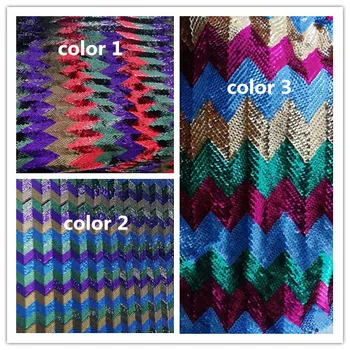 

colorful JIANXI.C-9704 embroidery tulle mesh lace fabric with sequins for evening dress