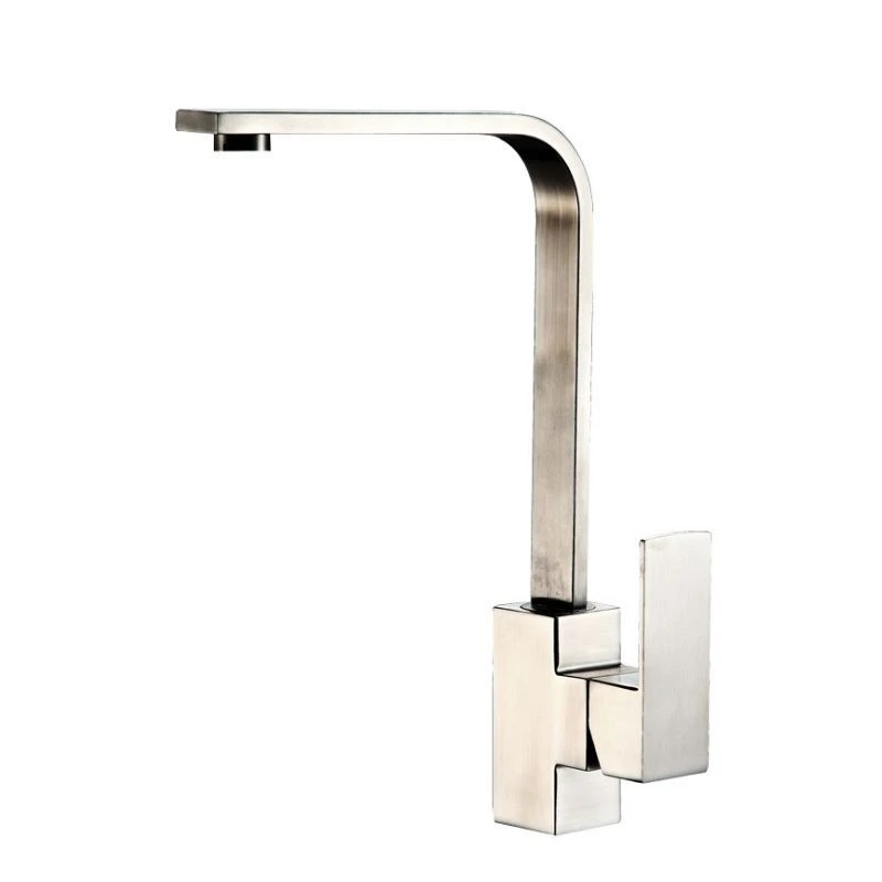 Stainless Steel Square Kitchen Faucet Washing Basin Water Tap Hot And Cold Mixer Kitchen Sink Dish Washing Basin Bathroom Faucet