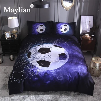 

Multi-size BeddingOutlet Bedding Set Duvet Tortoise Bed Cover Set King Sizes Home Textiles 3pcs LuxuryFootball Basketball BE1074