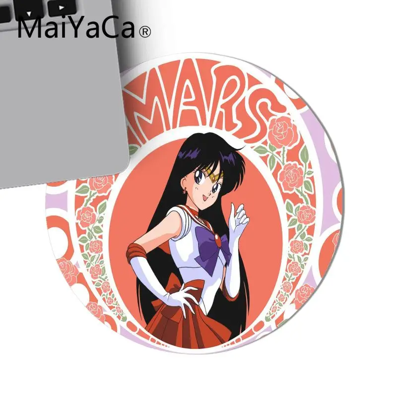 MaiYaCa Boy Gift Pad Sailor Moon PC computer laptop Gaming mouse pad Customized Mouse Pad gamer Notebook Laptop Anime Mouse Mat - Цвет: 22x22cm